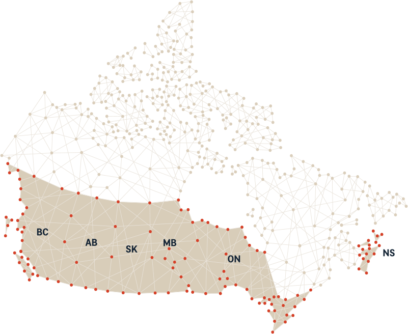 map of canada
