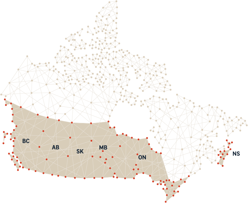 map of canada